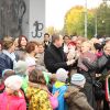 Odsłonięcie obelisku upamiętniającego Nauczycieli z Tajnej Organizacji Nauczycielskiej fot. Maciej Łydek