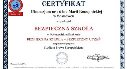 Bezpieczna szkoła