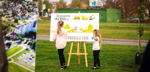 Nowy park w Zagórzu