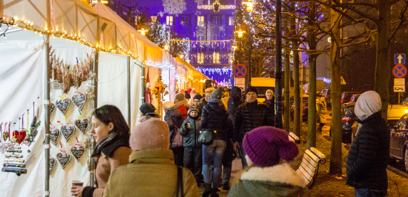 Sosnowiecki Jarmark Świąteczny 2018 na ulicy Modrzejowskiej