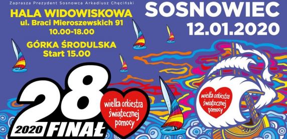 Już w niedzielę wielki finał WOŚP w Sosnowcu z gwiazdami