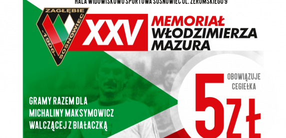 Zapraszamy na XXV Memoriał Włodzimierza Mazura