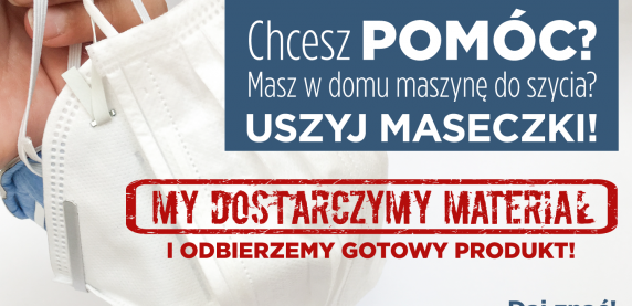 Sosnowiczanie szyją maseczki!