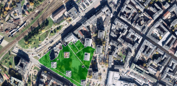 Gry terenowe i nowy skwer w centrum miasta