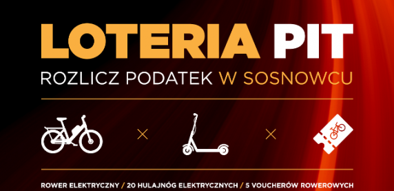 „Loteria PIT – rozlicz podatek w Sosnowcu”