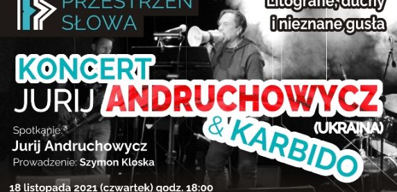 Jurij Andruchowycz finał Przestrzeni Słowa w Mediatece