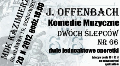 Komedie Muzyczne w MDK Kazimierz