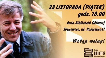 Wykład prof. Jana Miodka w sosnowieckiej Bibliotece