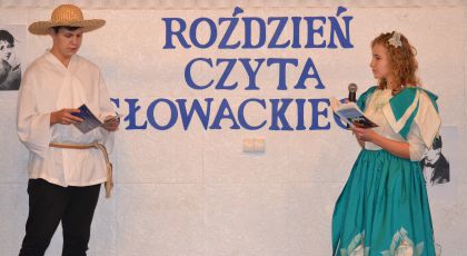Roździeń czyta Słowackiego