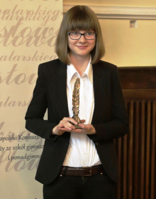 Plateranka laureatką ogólnopolskiego konkursu literackiego „Obraz a słowo”