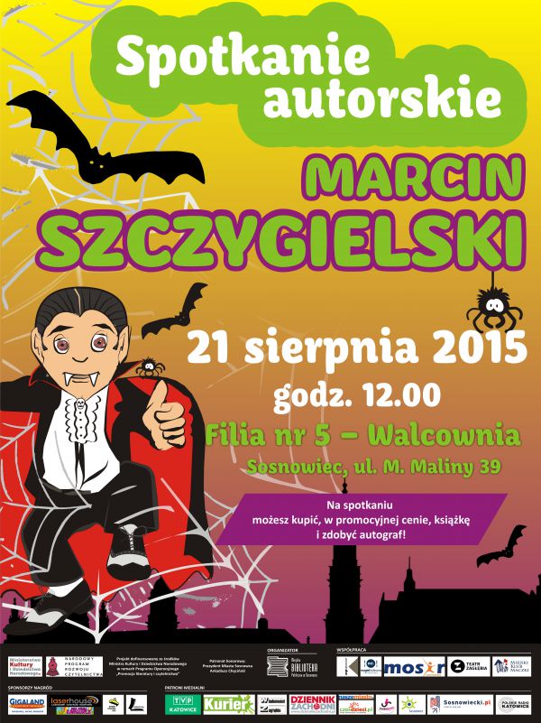 Spotkanie autorskie z Marcinem Szczygielskim