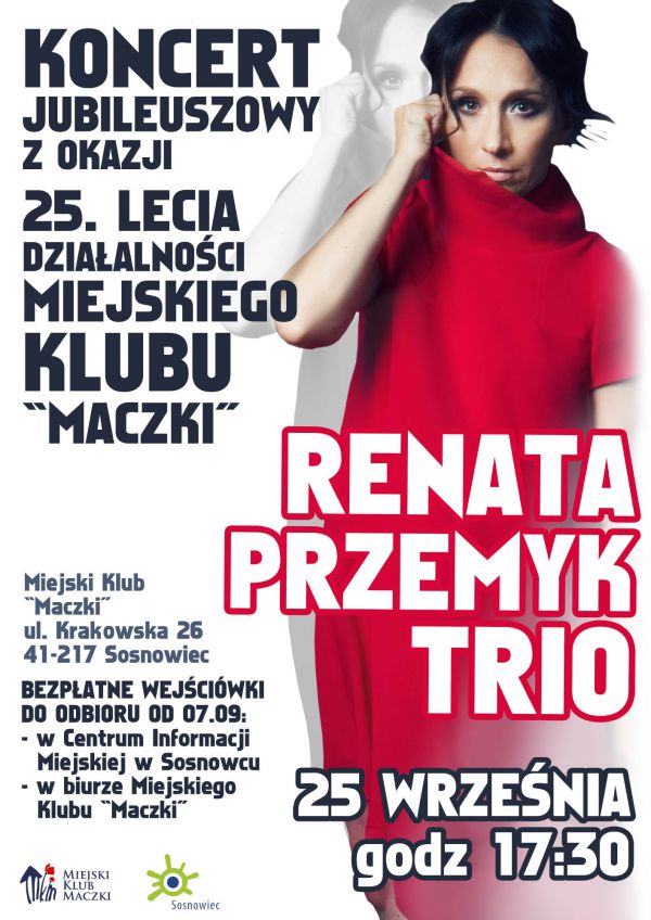 Renata Przemyk na 25- lecie Klubu Maczki