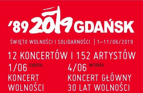 Sosnowiec razem z Gdańskiem „30 lat Wolności — Kocham Polskę”