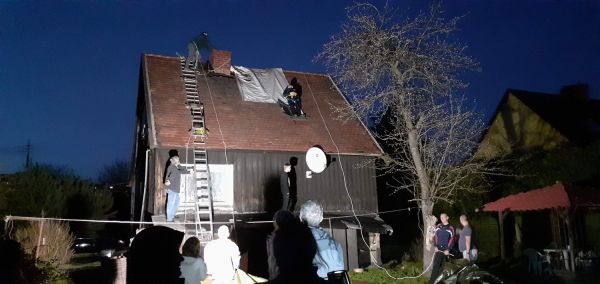 Pomoc w odbudowie dachu po pożarze