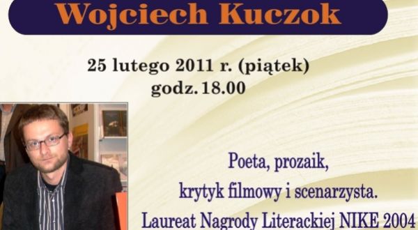 Wojciech Kuczok gościem Biblioteki