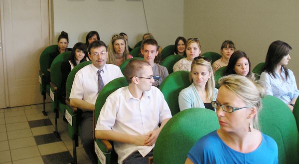 Młodzież na sesji Rady Miejskiej
