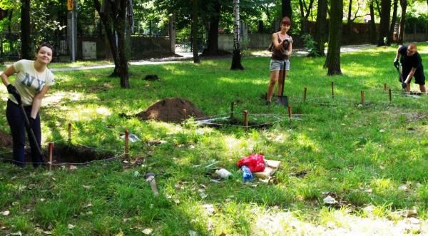 Archeologiczne wykopaliska w Parku Sieleckim
