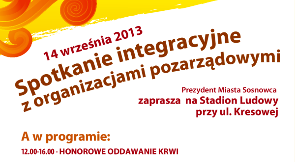 Spotkanie Integracyjne Sosnowieckich Organizacji Pozarządowych