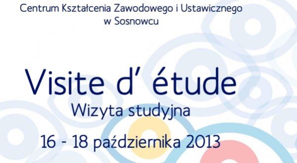 CKZiU w Sosnowcu organizatorem wizyty studyjnej