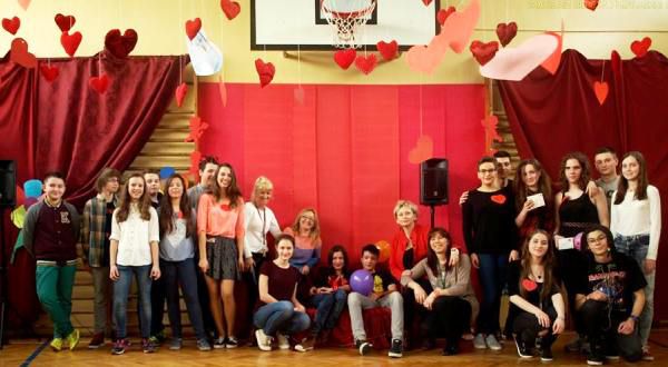 Walentynkowe zmagania w Gimnazjum nr 16