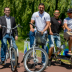 Sosnowiecki Rower Miejski nadjeżdża