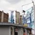 Balans na linach - nowy mural w Sosnowcu