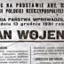 38. rocznica wprowadzenia stanu wojennego. Uroczystości przy rondzie Solidarności w Niwce